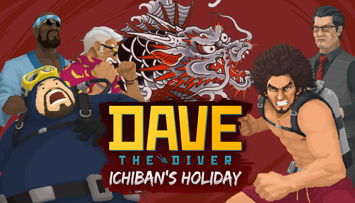 Ichiban Kasuga Dives In: Dave the Diver x Like a Dragon Collab Launch