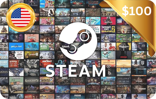 Steam Hediye Kartı 100 USD - ABD