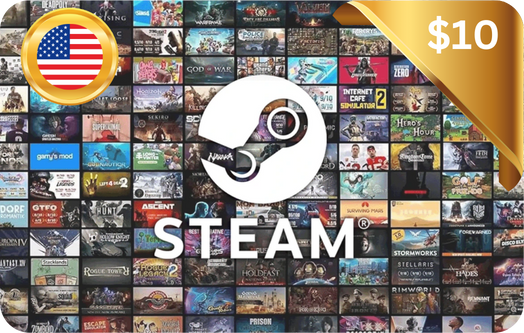 Steam Hediye Kartı 10 USD - ABD