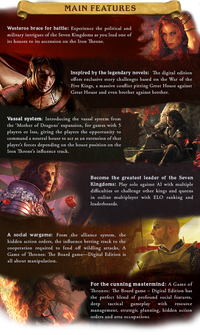 A Game of Thrones: The Board Game - Digital Edition