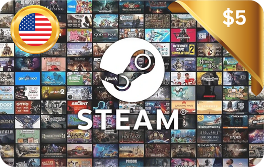 Steam Hediye Kartı 5 USD - ABD