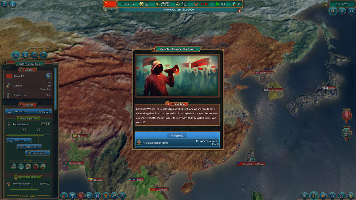Realpolitiks - New Power DLC