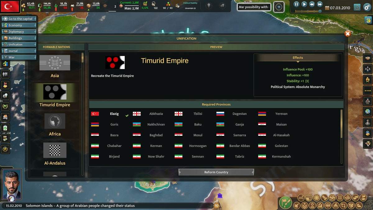 Realpolitiks 3: Earth and Beyond