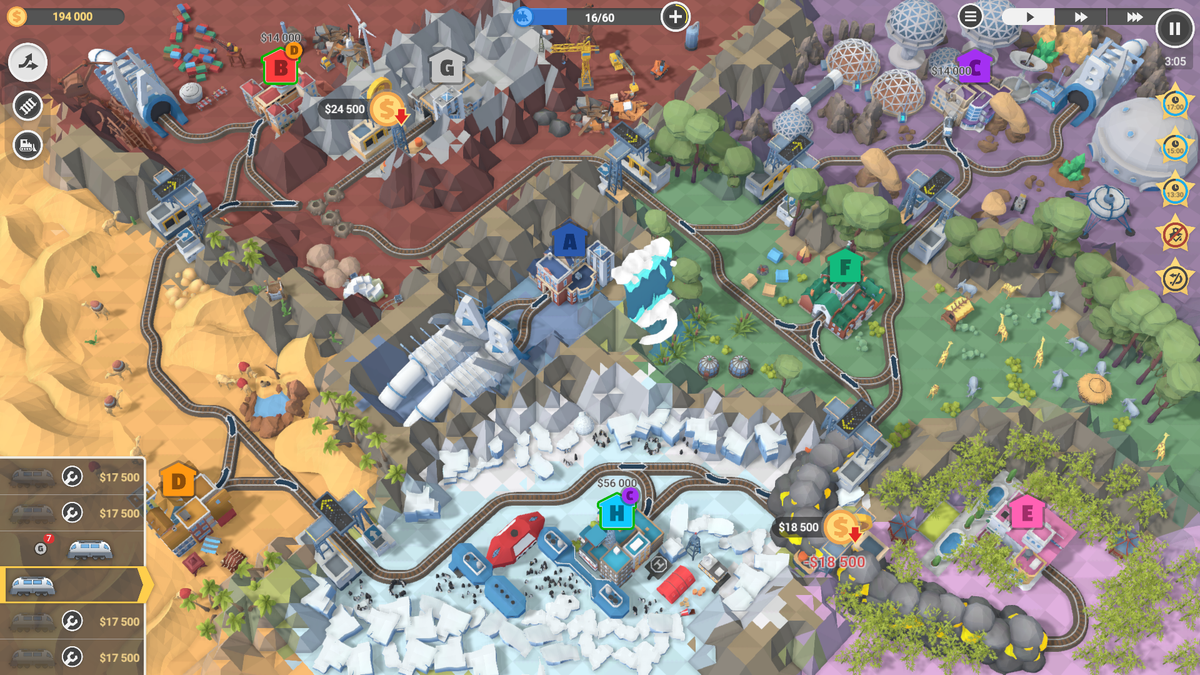 Train Valley 2: Workshop Gems - Sapphire
