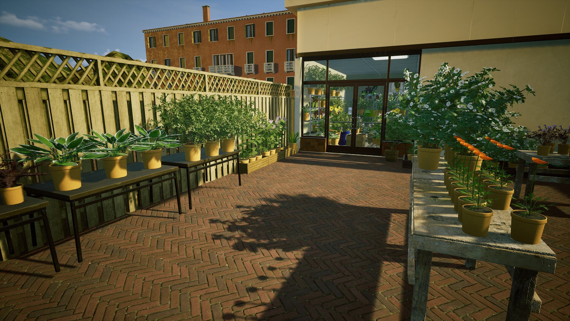 Sunny Blooms: Garden Center