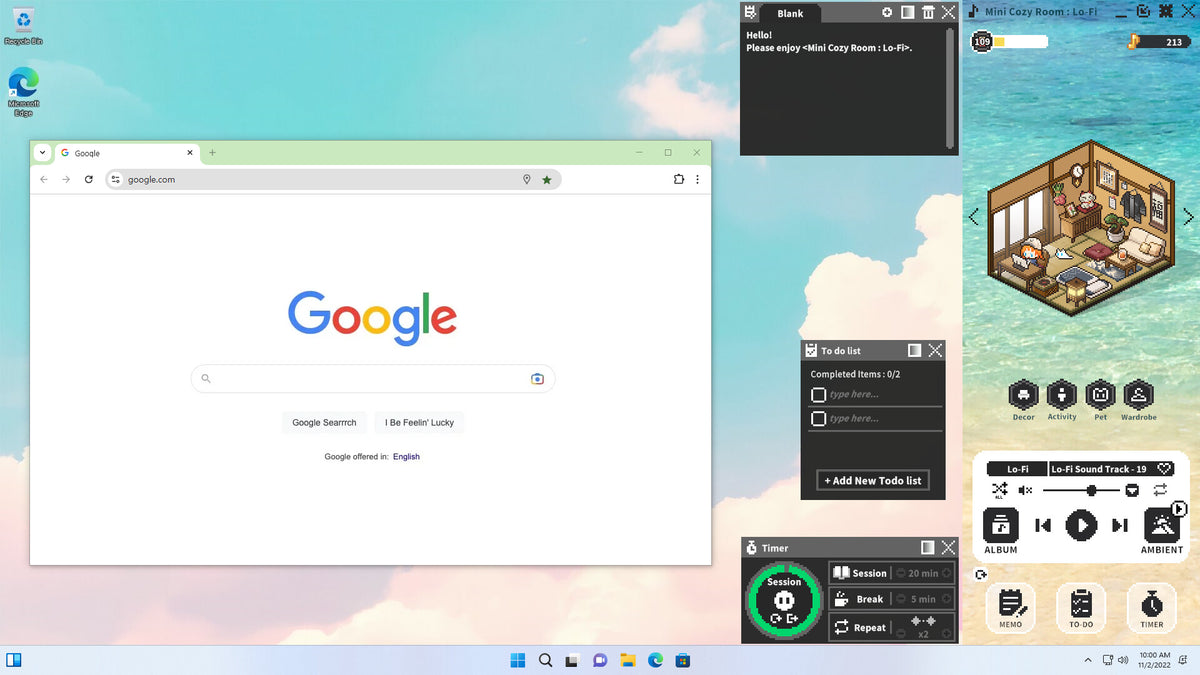 Mini Cozy Room: Lo-Fi