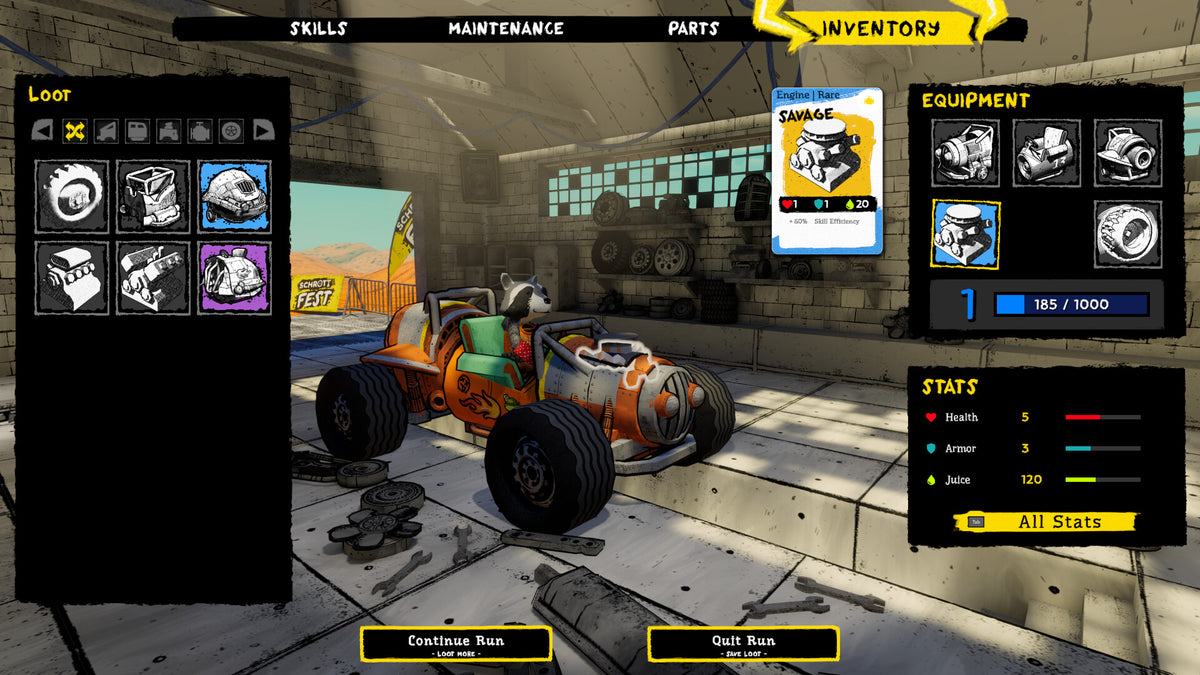 SCHROTT: Roguelike Racer