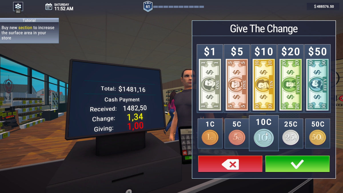 Gun Center Simulator