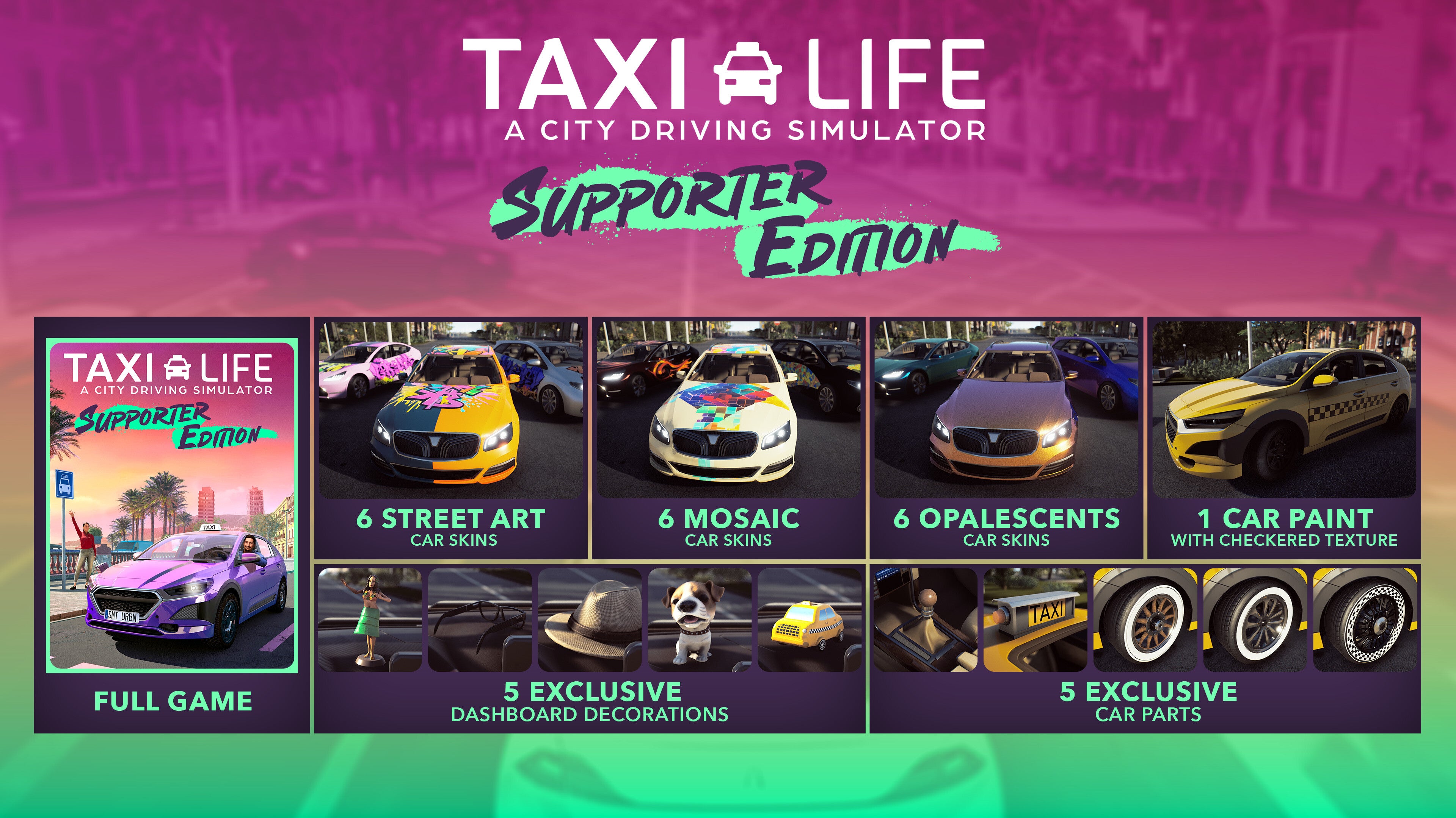 Taxi Life: A City Driving Simulator - Supporter Edition