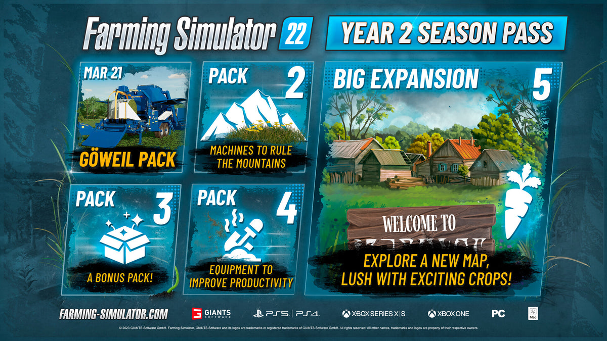 Farming Simulator 22: Year 2 Season Pass