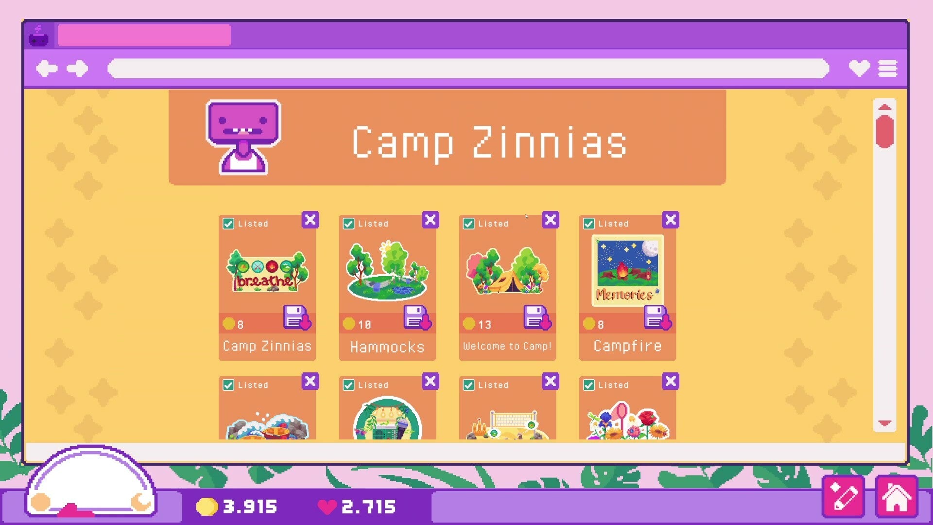 Sticky Business: Camp Zinnias